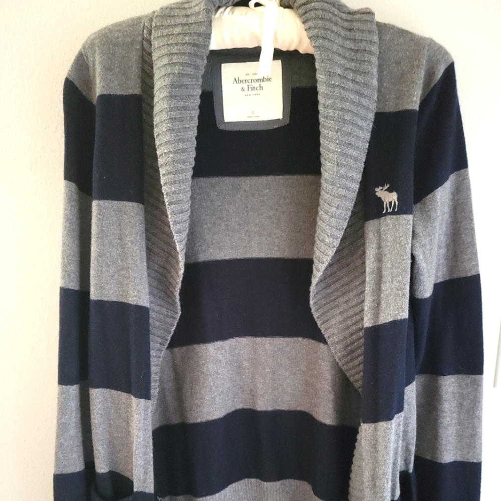 Vintage Abercrombie and Fitch open front cardigan small